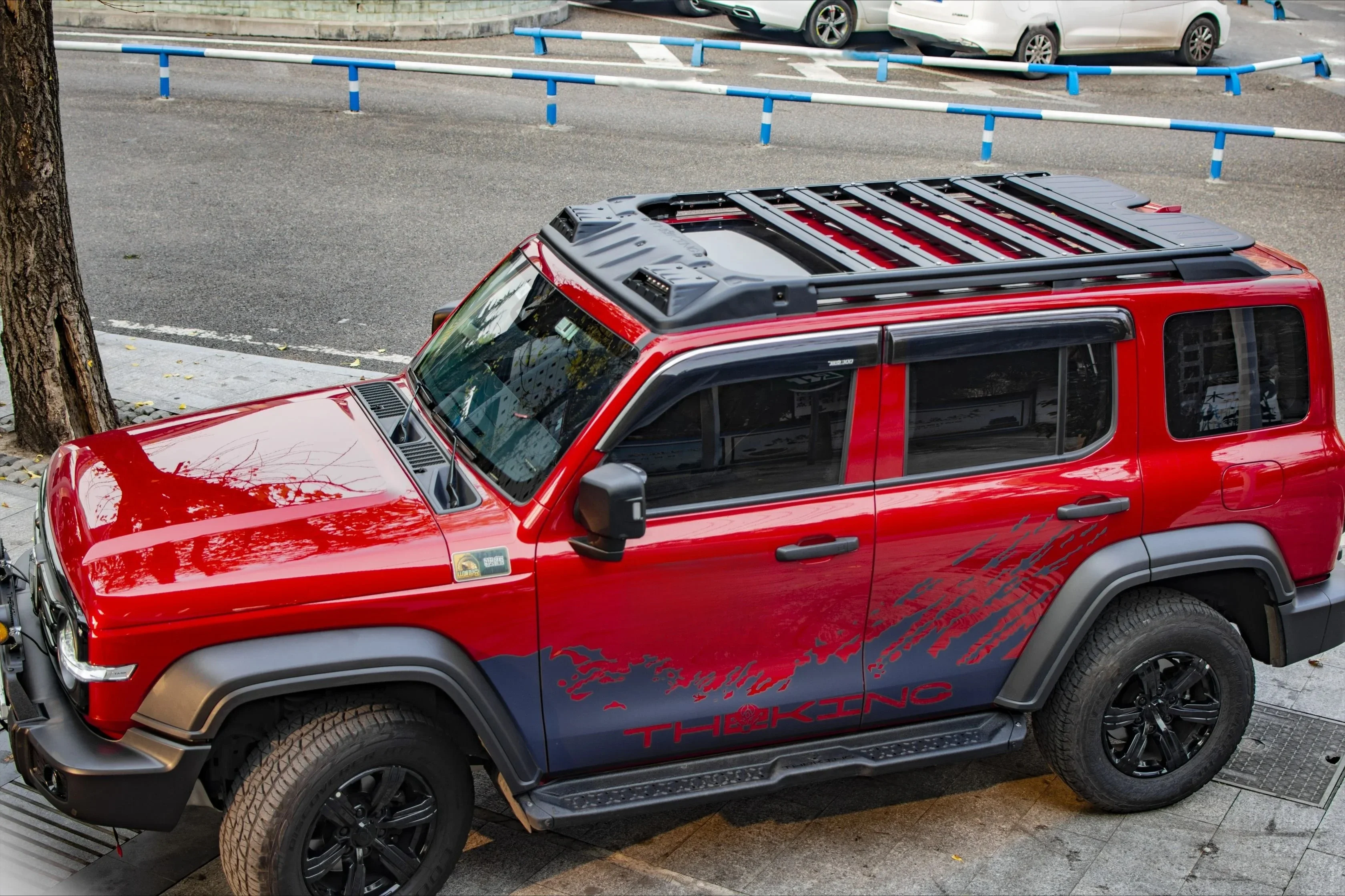 Accessories Parts for GWM Great Wall 4x4 Wey Tank 300 Car Roof Racks Baggage Holder Luggage  Parcel Rack