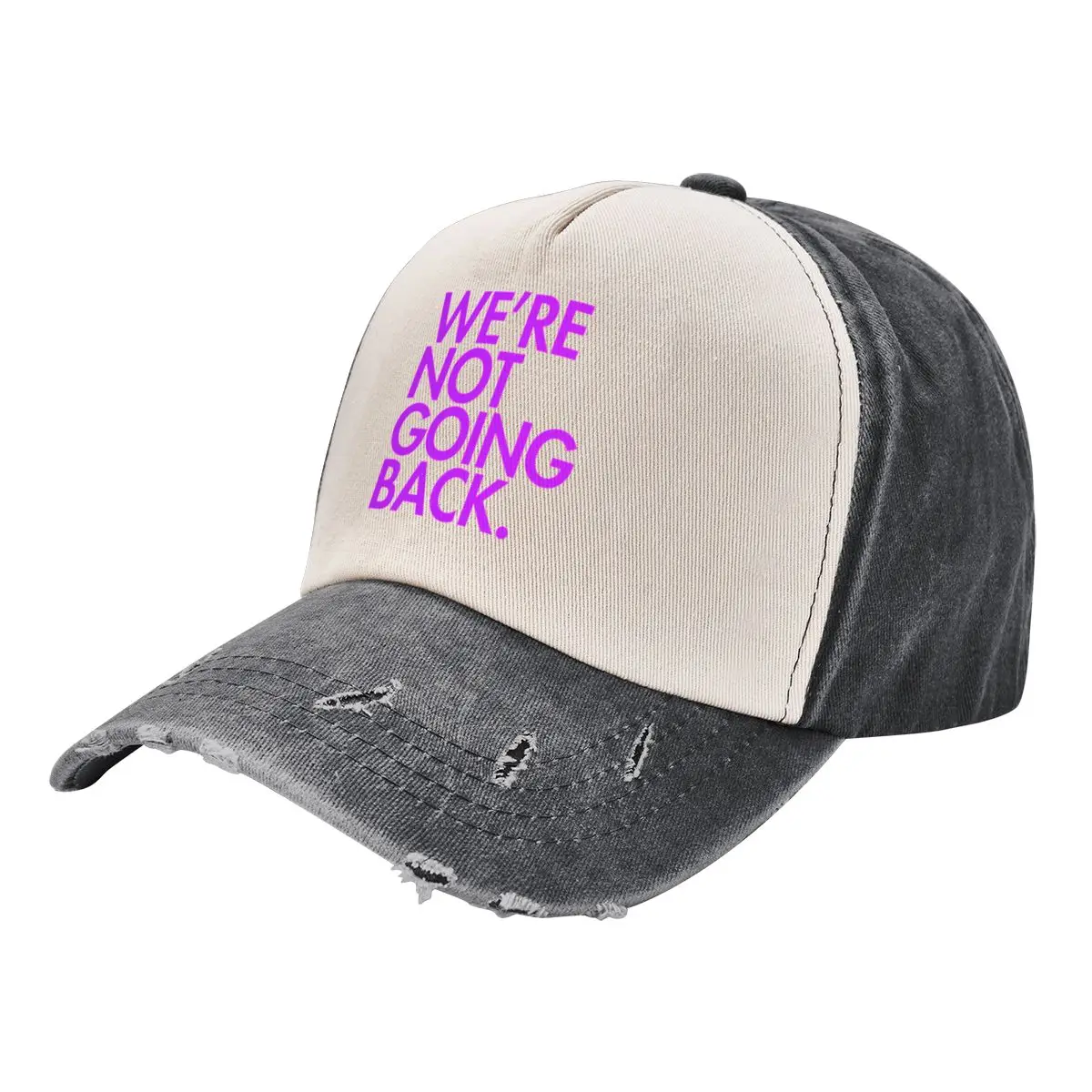 WE'RE NOT GOING BACK - Kamala Harris - violet Baseball Cap New In Hat Military Cap Man Hip Hop Ladies Men's