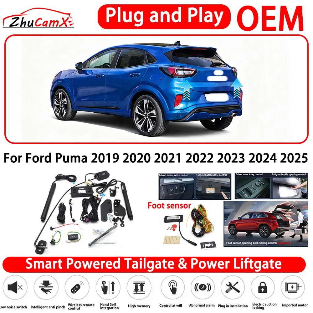 for Ford Puma 2019 2020 2021 2022 2023 2024 2025 Smart Powered Tailgate Power Liftgate Automatic Rear Trunk Tailgate Actuator