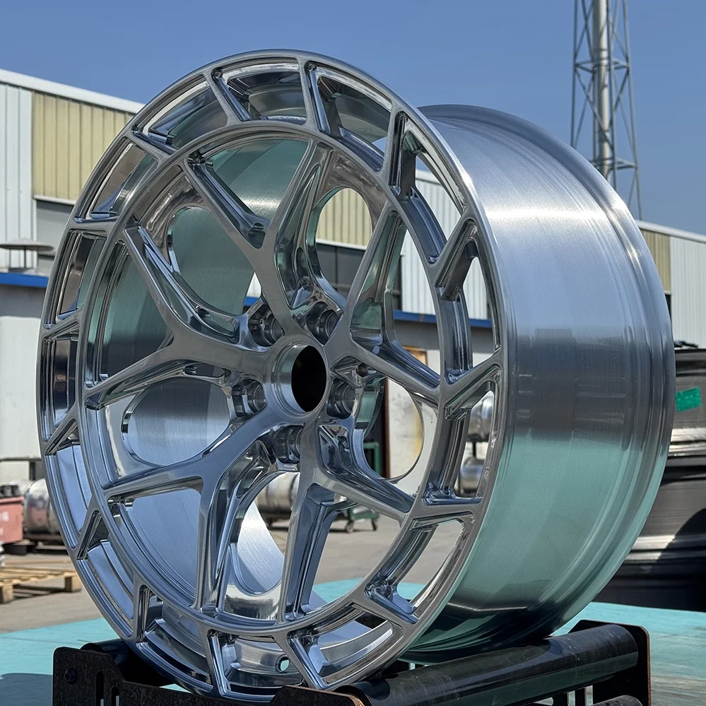 21 22 23 بوصة 6061-T6 عجلات سيارة مصنوعة من خليط معدني مخصصة نحى عجلة قطعة واحدة مزورة لسيارات BMW مرسيدس أودي بورش لاند روفر #2