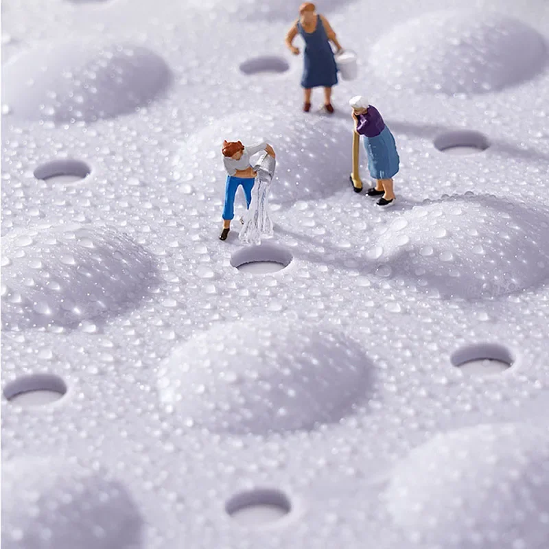 Pvc Non Slip Large Bath Mat Safety Suction Cup Bathroom Shower Mat Household Soft Massage Bath Rug Shower Bathtub Mat Foot Pad