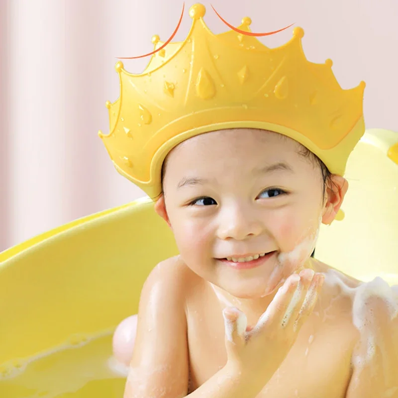 Baby schwimmen Dusch haube Bad Shampoo verstellbarer Augenschutz Kopf Wasser abdeckung Baby pflege waschen Haar Dusch haube für 0-6 Jahre Kinder