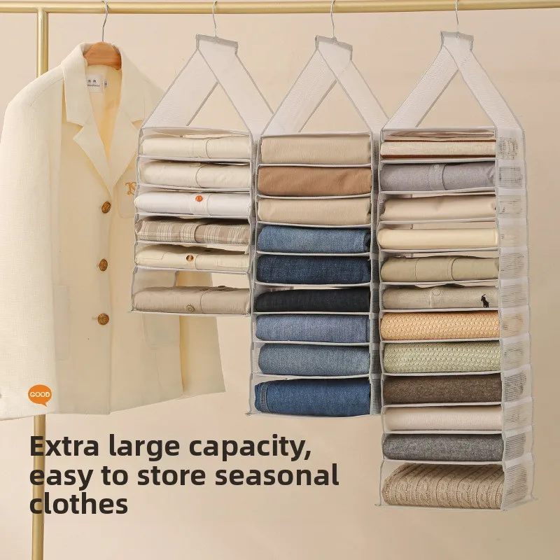 Storage Hanging Bag Multi-layer Wardrobe Hanging Clothes Storage Bag Multifunctional Underwear Storage
