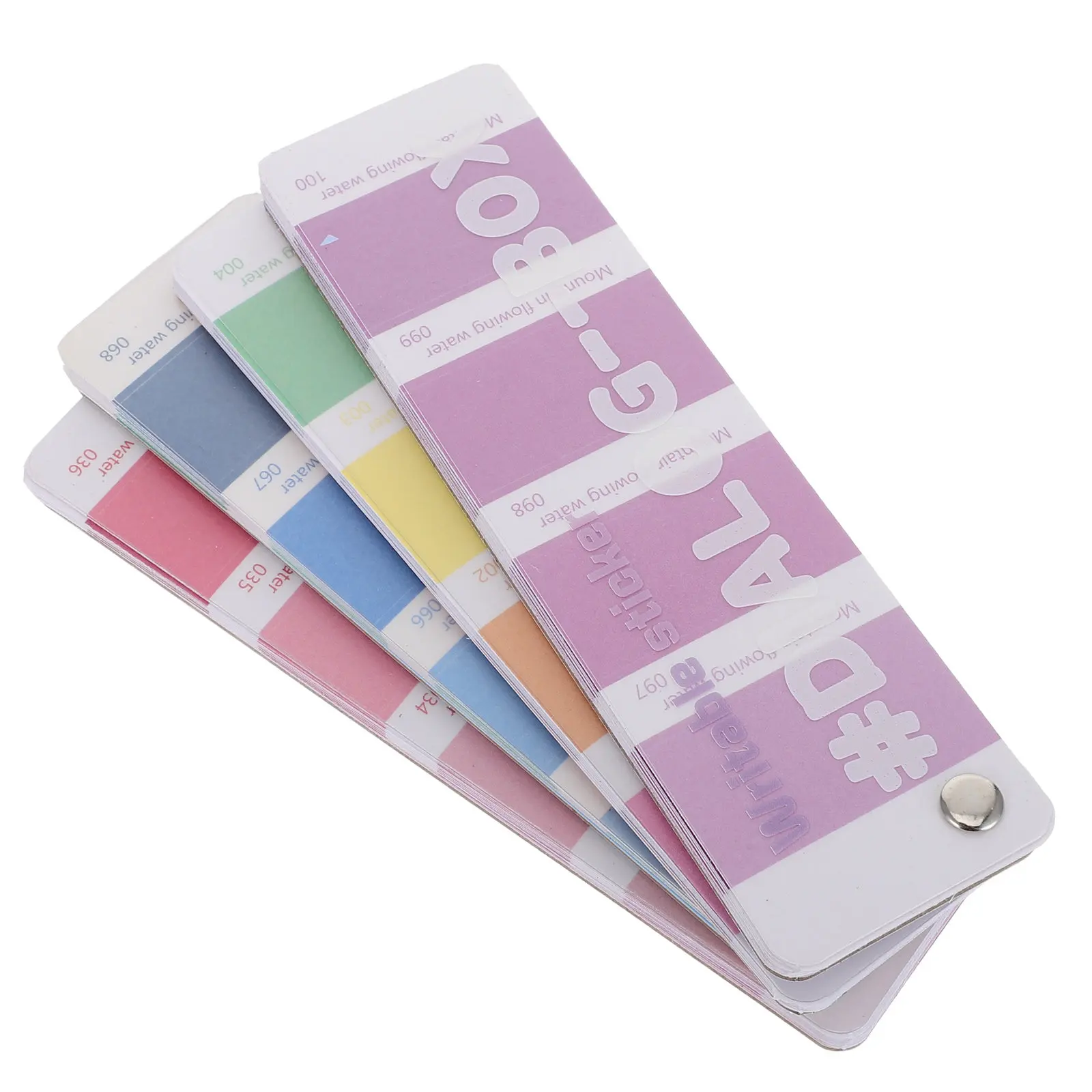 4Pcs File Index Tab Colorful Writable Tabs Sticky Divider Labels Organizing Notes Books Binders Notebooks Folders