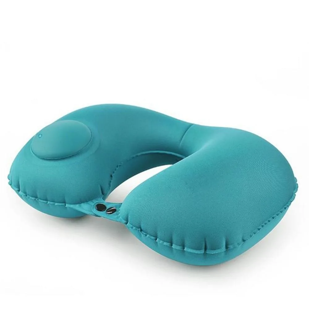 Travel Car Pillows Airplanes Inflatable Super Light Portable Neck Pillow U-Shape Automatic Inflatable Cervical Vertebr Pillow