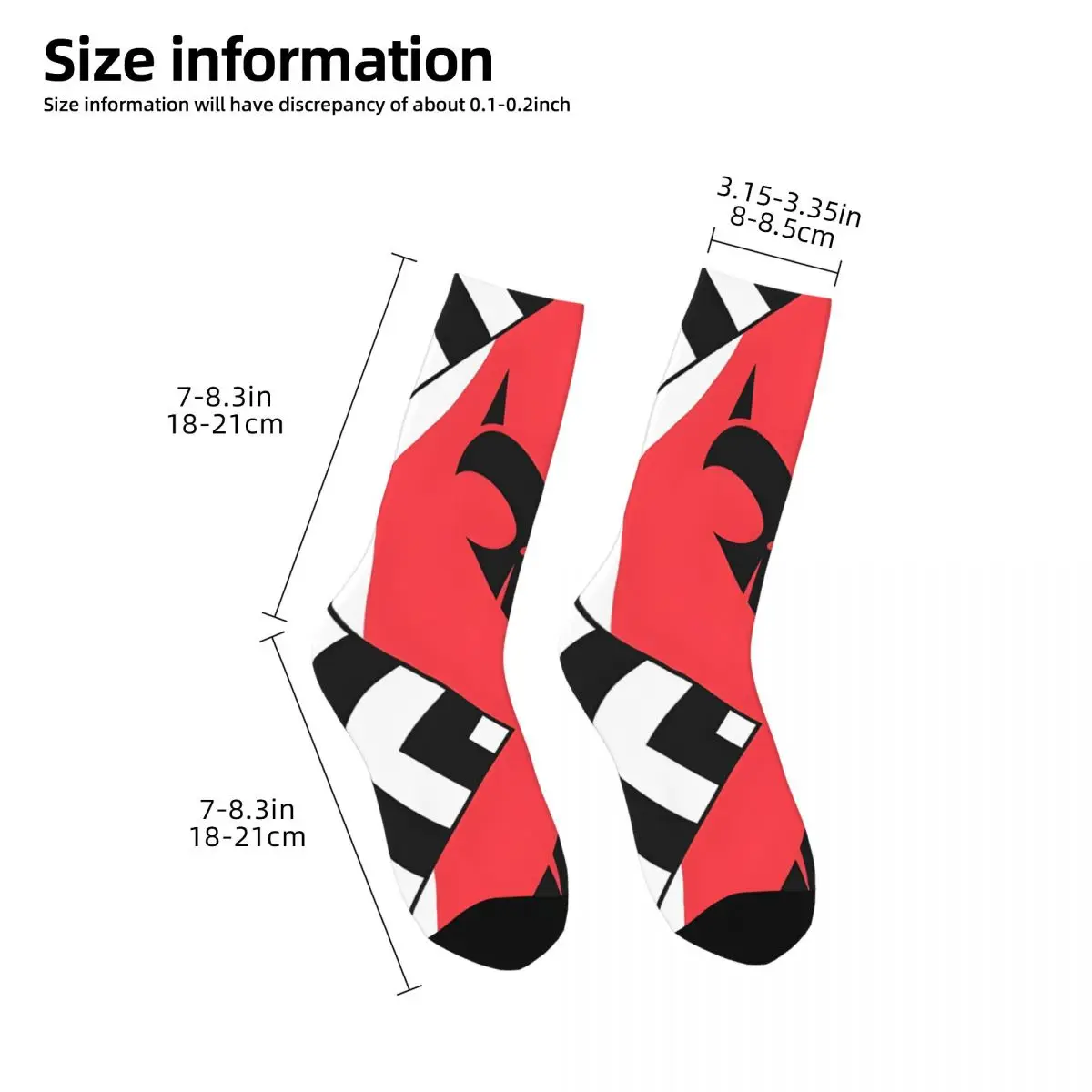 Vintage Blitzo Duffle Crazy Men\'s compression Socks Unisex Helluva Boss Harajuku Pattern Printed Funny Novelty Happy Crew Sock