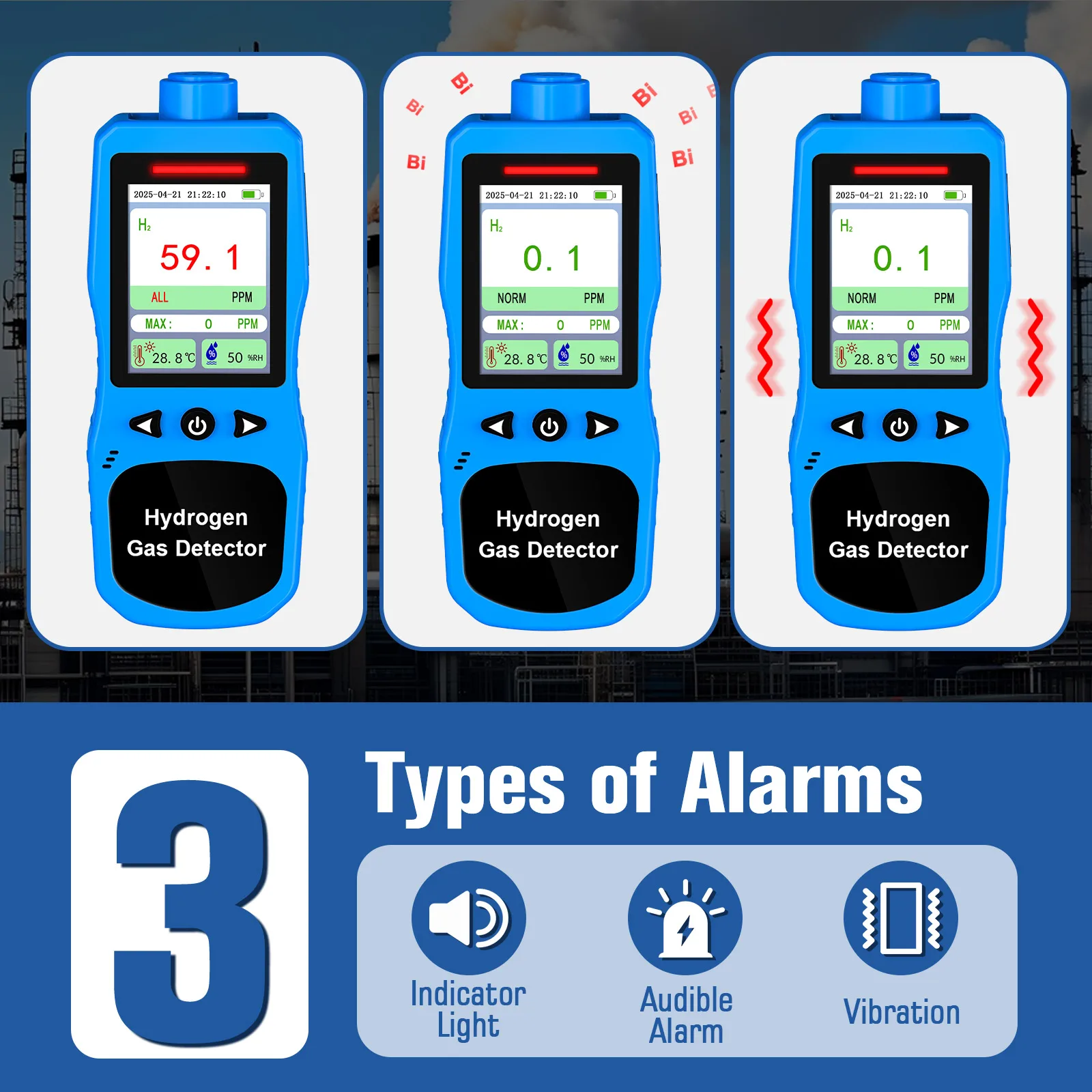 Handheld Hydrogen & Air Detector Diffusion Handheld Hydrogen Detector