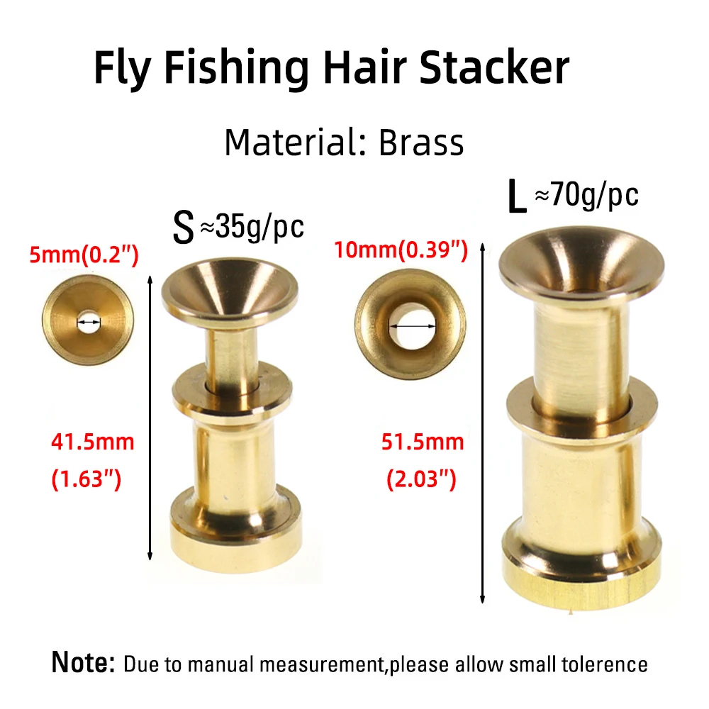 Fly Tying Dubbing Twister /Detachable Hair Stacker Fly Fishing Tying Tools Trout Bass Steelhead Flies Lure Making Tackle