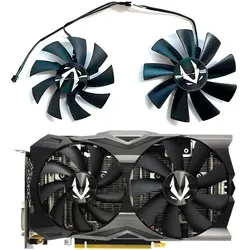 87MM GA92S2H DC12V 0.35A 100MM GAA8S2U 0.45A 4Pin for ZOTAC GAMING GeForce RTX2070 RTX 2070 OC Mini Video Card Cooling Fan