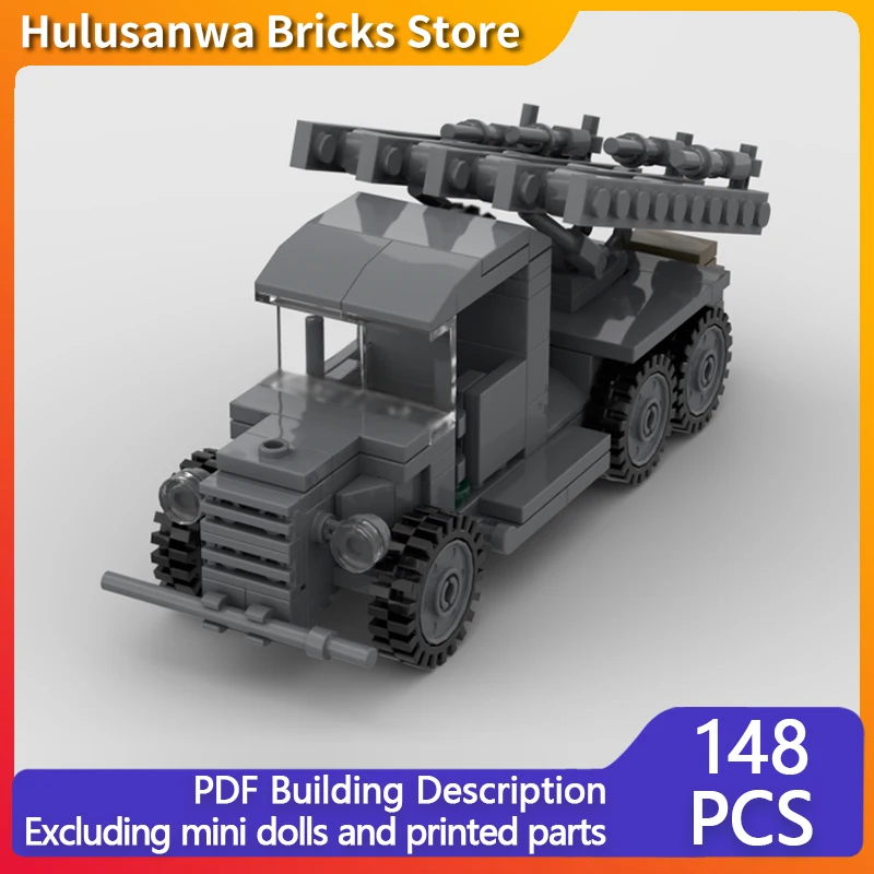 

Военный грузовик с пусковой установкой, модель MOC, строительные кирпичи, военное оборудование, модульные технологии, подарки, праздник, сборка, детский игрушечный костюм