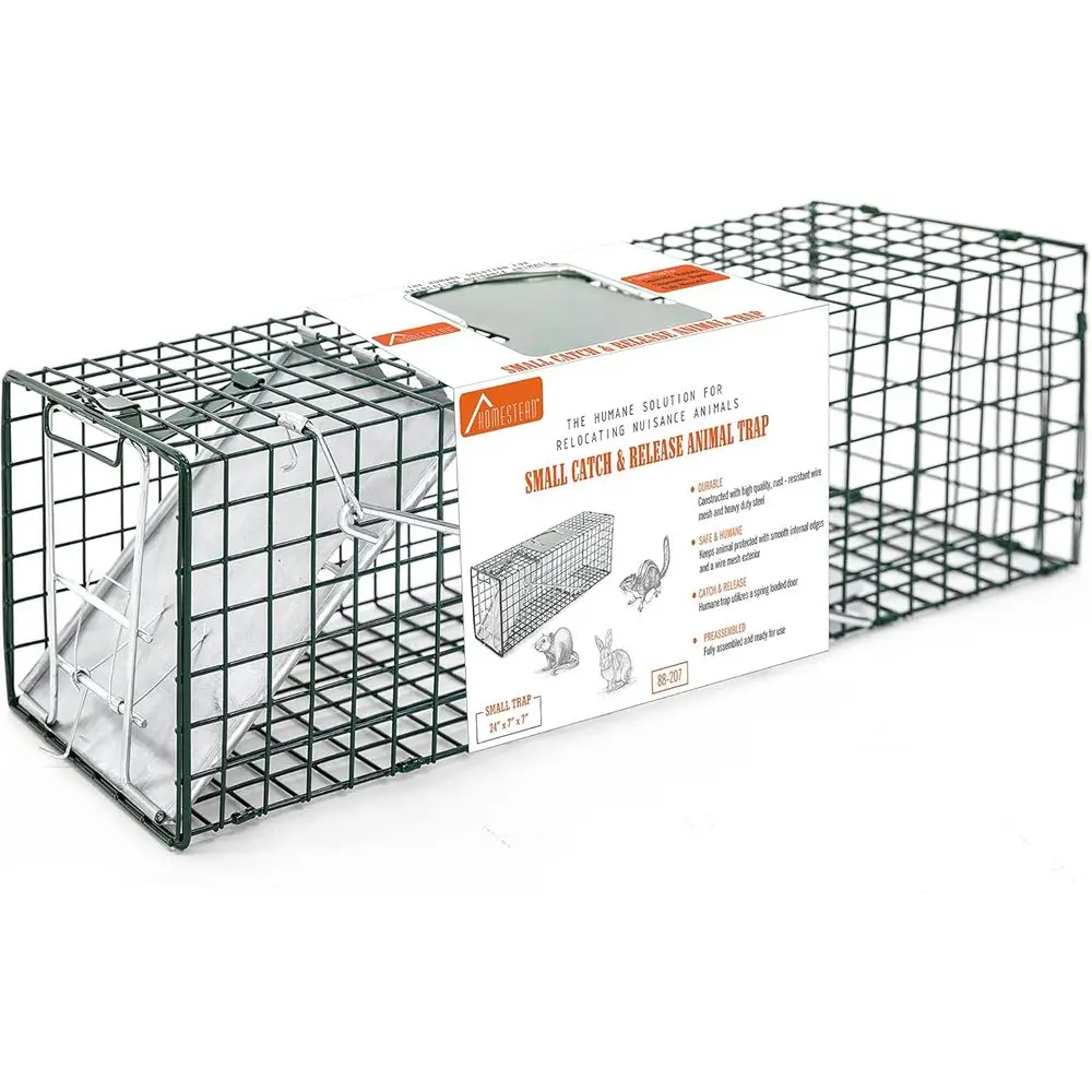 

Однодверная усиленная ловушка для кроликов, белок и мелкой дичи