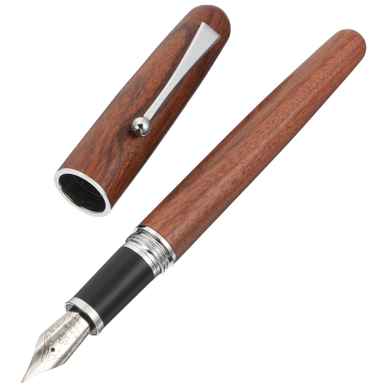 

Premium Wood Fountain Pen Elegant Calligraphy Writing Student Stationery Retro Gift Small Light Ergonomic Design