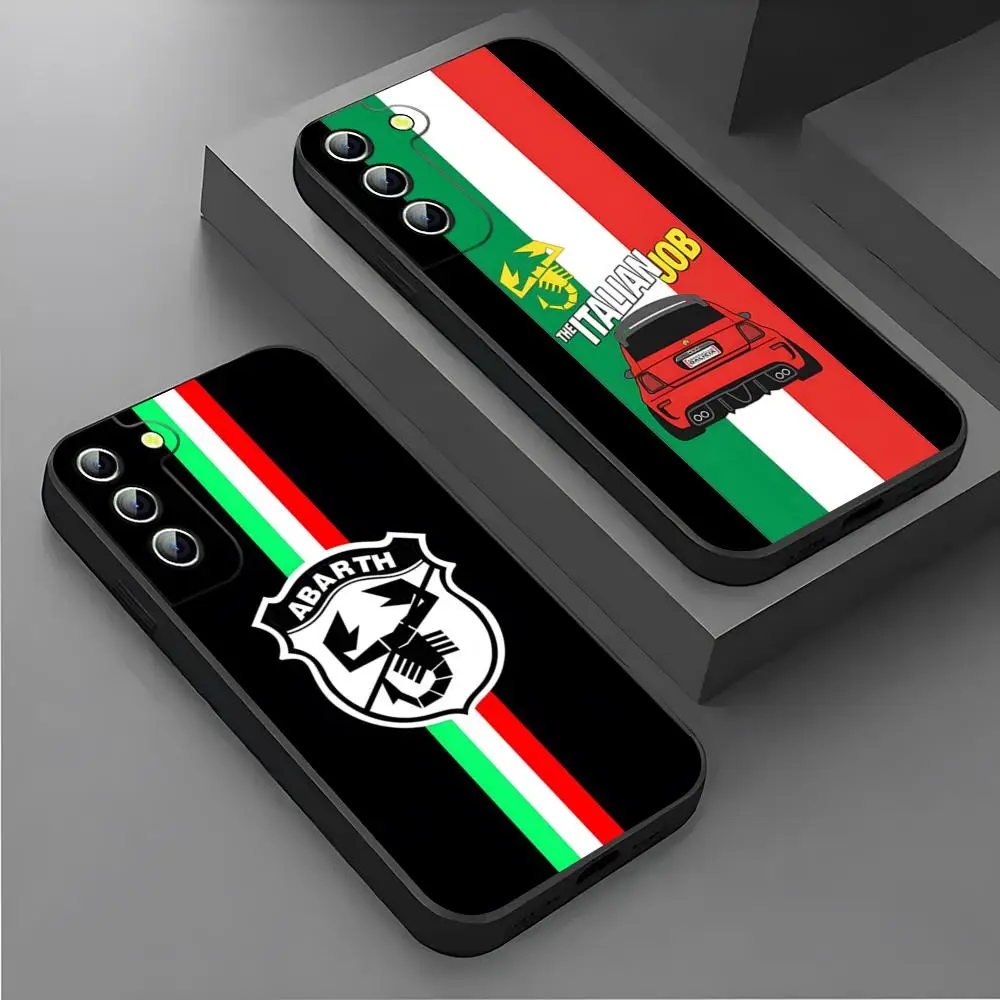 A-ABARTHS L-Italys Car Phone Case For Samsung S26 S25 Ultra S24 S22 S23 S20 Fe S21 A17 A37 A57 A54 A34 A16 A53 Back Cover
