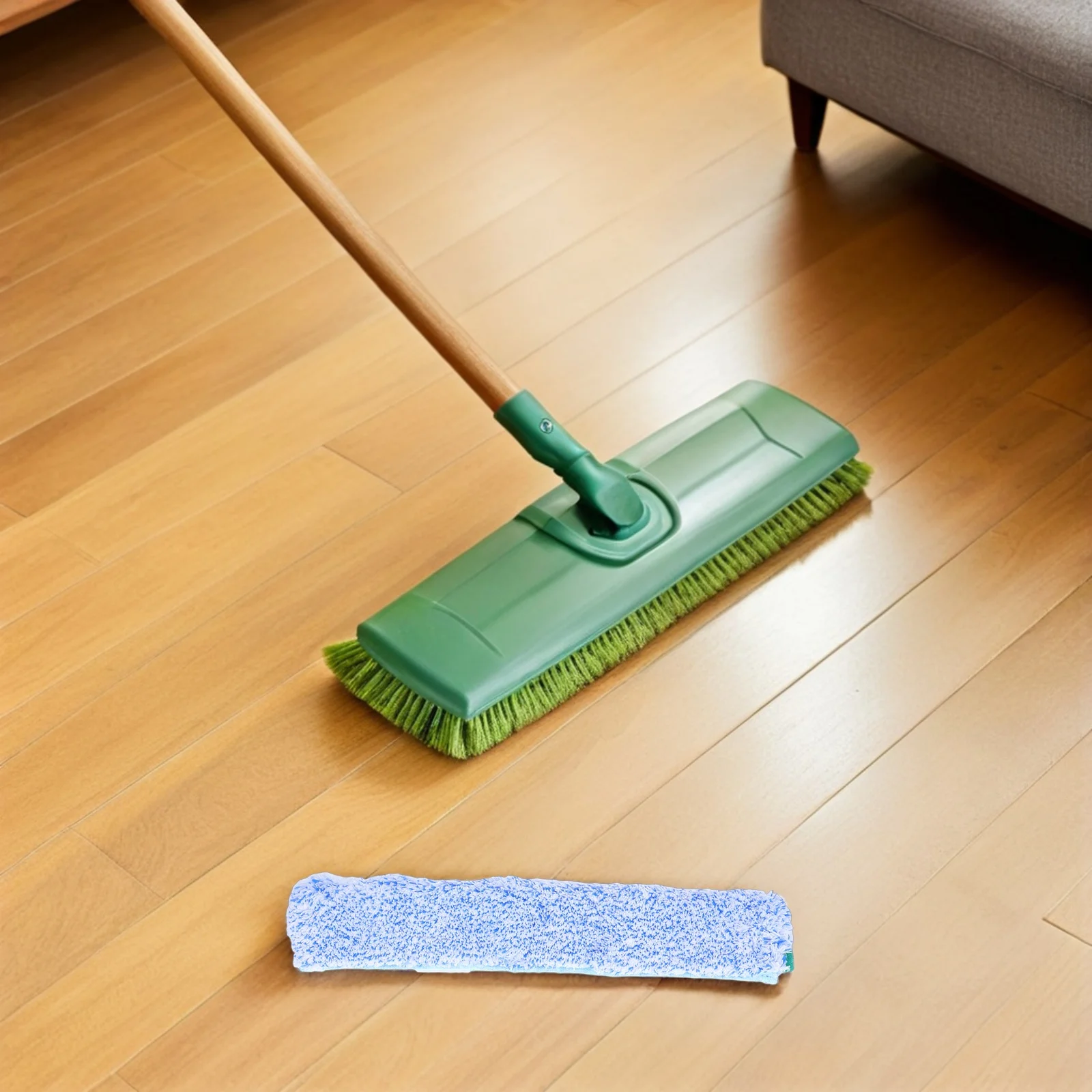 

2pcs 35Cm Replacement Microfiber Squeegee Sleeve For Window Cleaning Scrubber Reusable Washable Glass Cleaning Refill