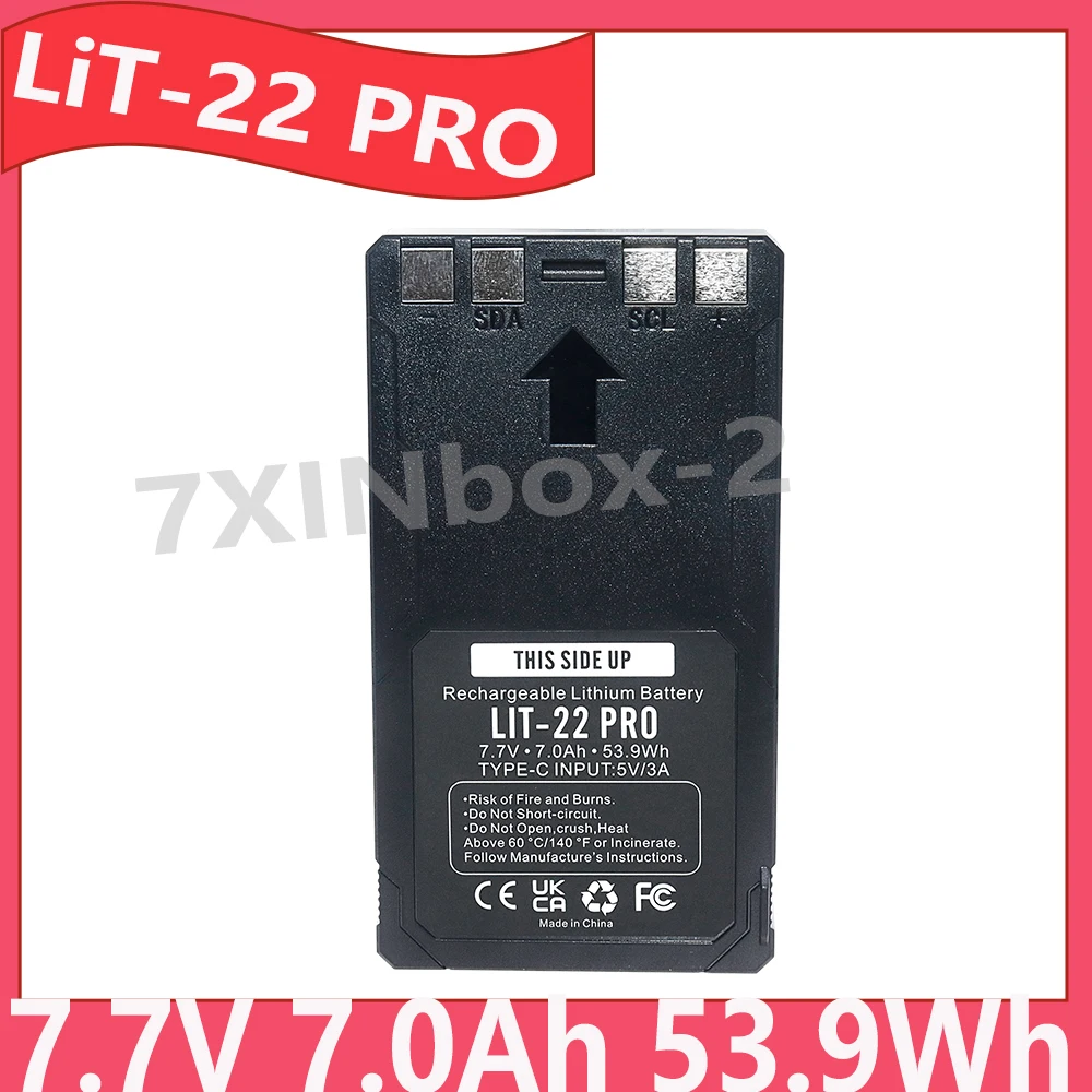 LiT-22 PRO 7.7V 7.0Ah 53.9Wh Battery For Flex-M Flex G-36 Flex-Plus Flex-S Dark Cellular Trail Cameras