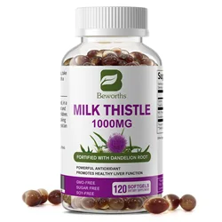 BEWORTHS Milk Thistle Extract Capsule Liver Nourishing Drink Protects Liver Detox Beauty Eliminates Bad Breath Reduces Fire