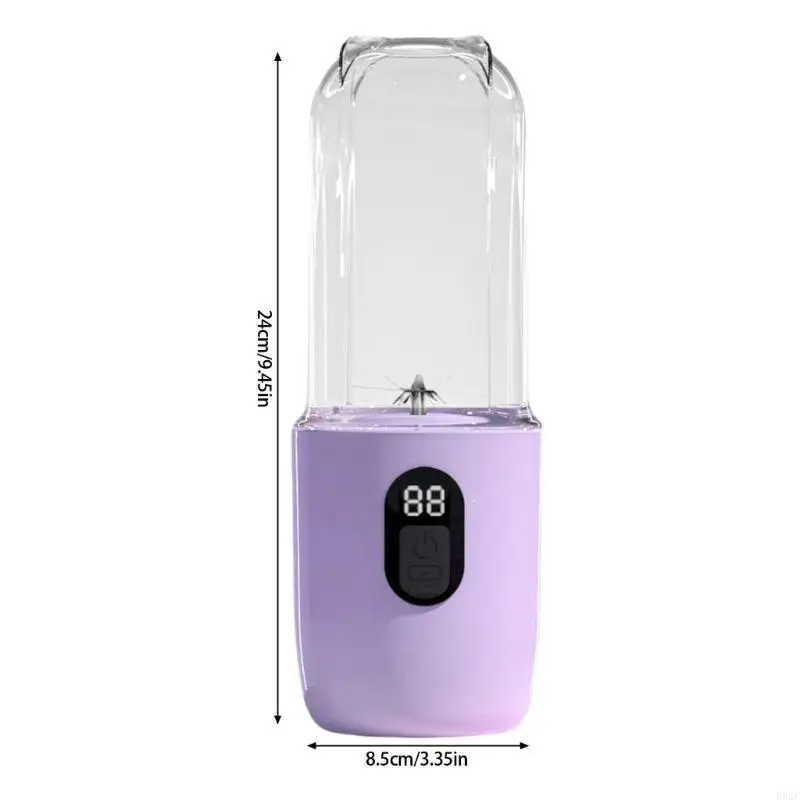 

F92F Мощные блендеры перезаряжаются 500 мл скопления чашки для смузи и коктейлей