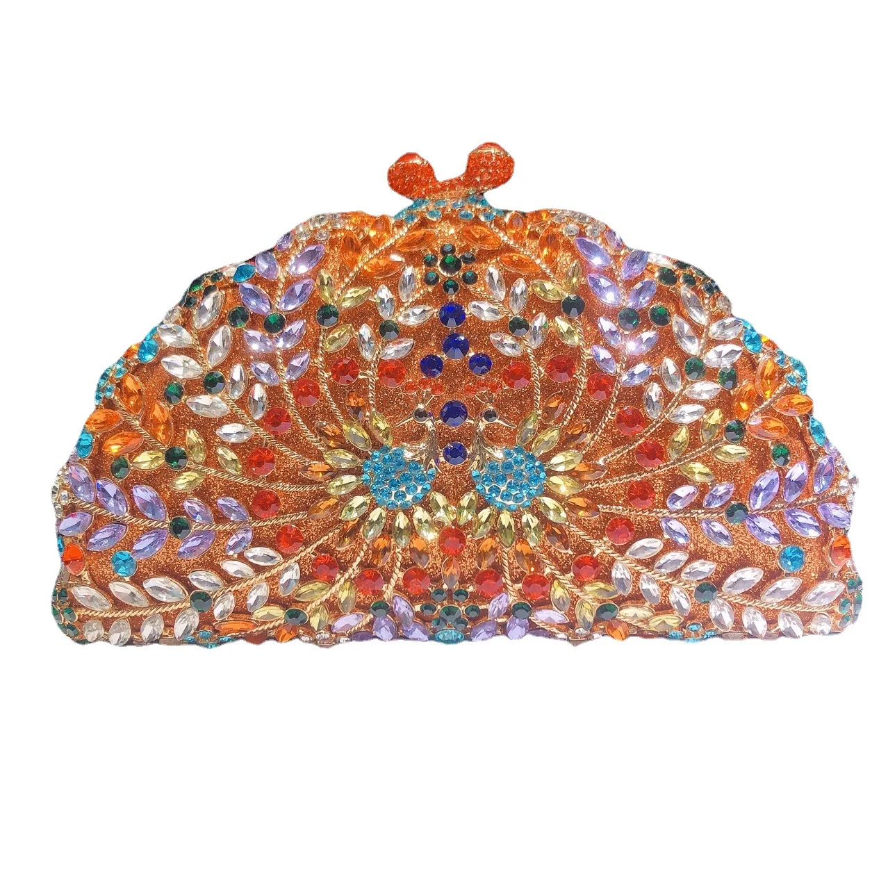 

Peacock Open Screen Diamond Dinner Bag Banquet Diamond Handle Women's Peacock Clutch Bag Carteras De Mujer Bolsas Diseñador Lujo
