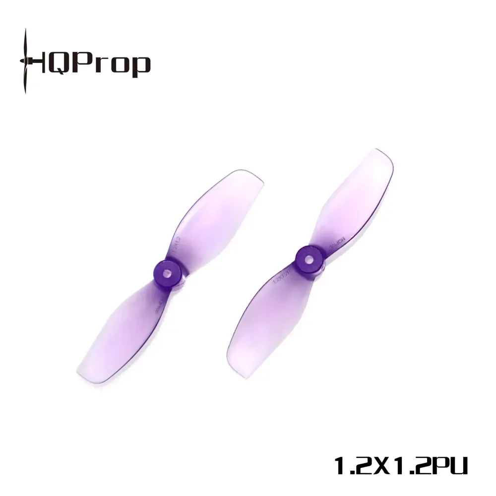 HQProp 1.2 inch 3-Blade PC Whoop Propeller 1.2X1 1.2X1.2 31MM 1mm Shaft Ultralight for FPV Whoop Drone