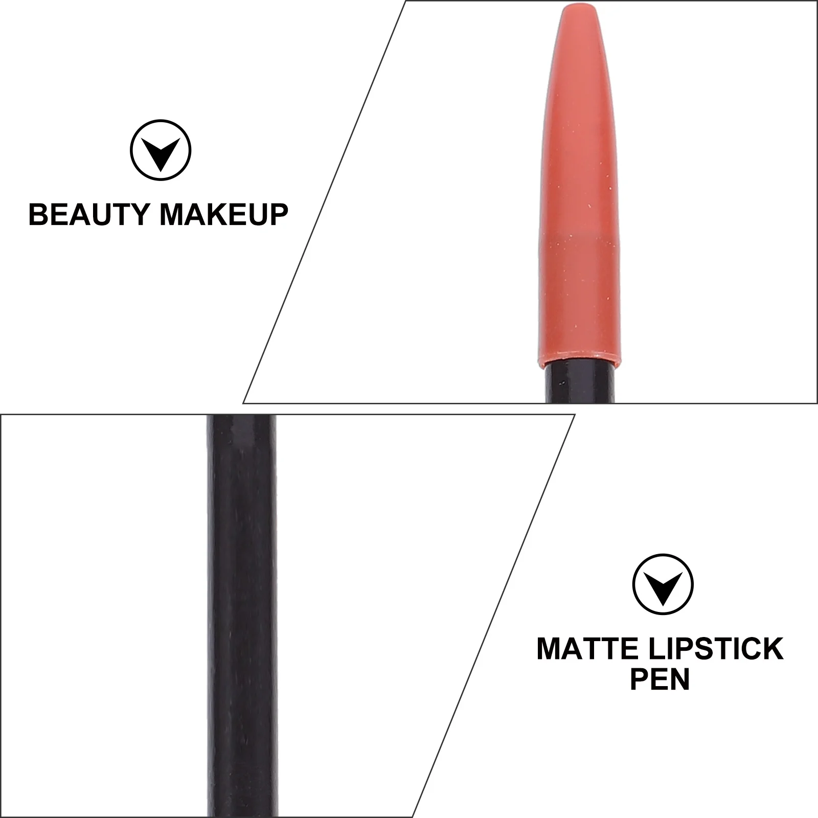 6 uds lápices delineadores de labios de maquillaje impermeables a prueba de sudor portátiles fáciles de llevar para mujeres delineador de labios lápiz suministros de maquillaje