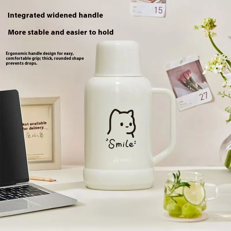 

Hot Water Dispenser Dormitory Student Large Capacity Insulated Bottle Home Use Desktop Cute Ins Wind Insulated Flask