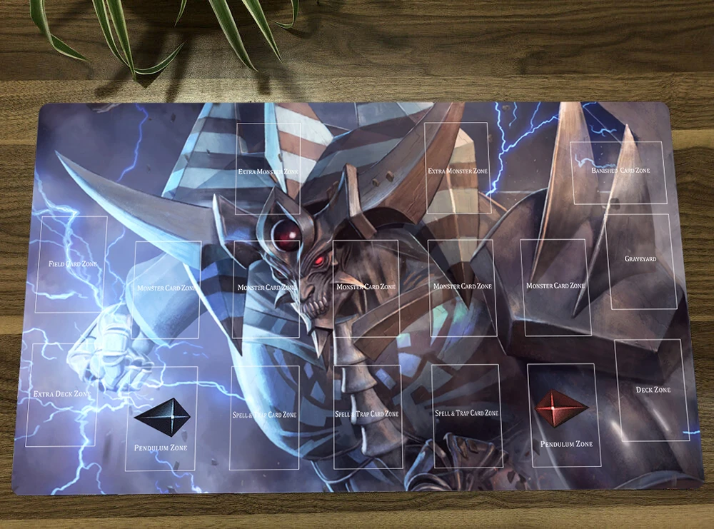 

Yu-Gi-Oh! Obelisk the Tormentor TCG Mat Trading Card Game Mat CCG Playmat Anti-slip Rubber Mouse Pad Desk Table Play Mat 60x35cm