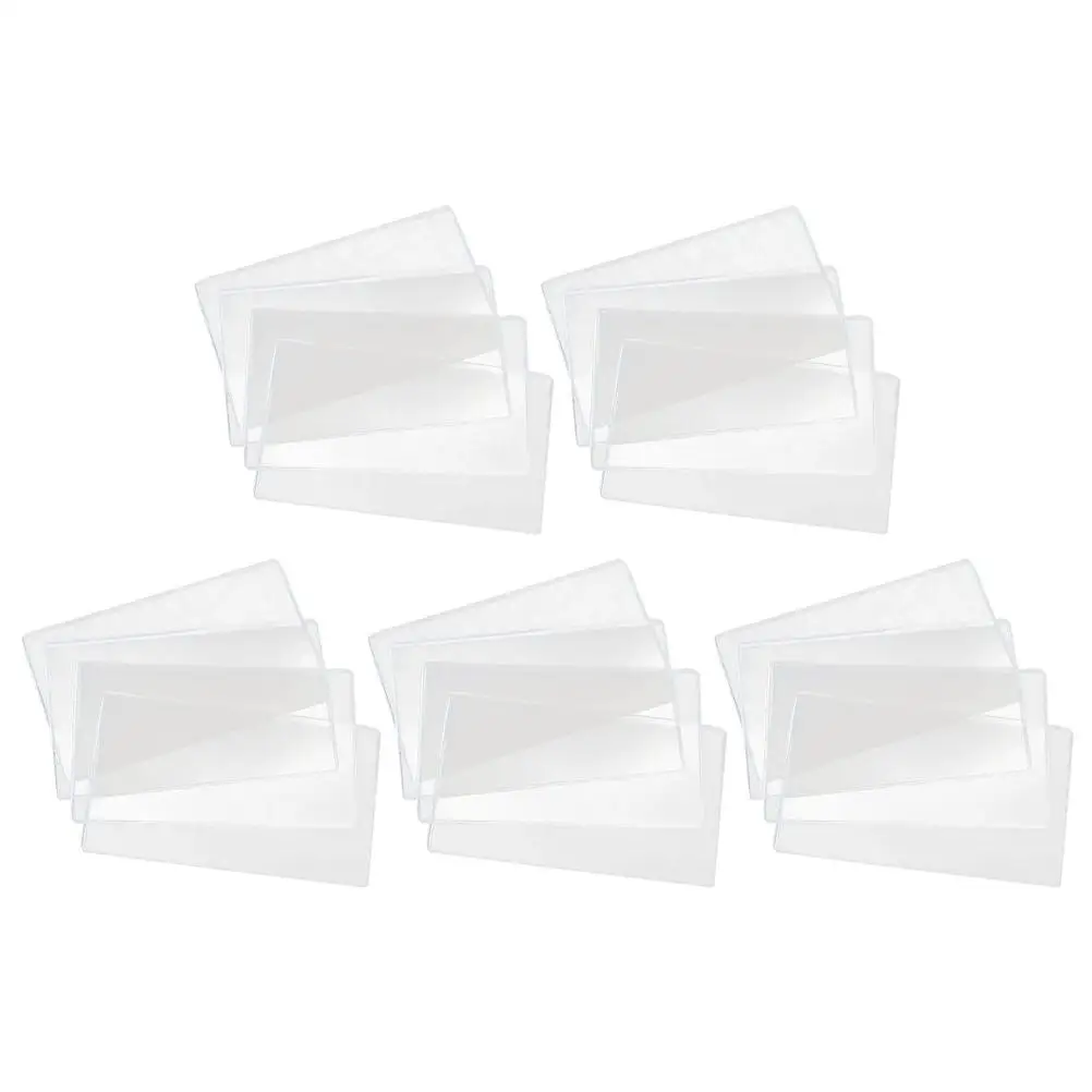 

20 Pcs Paper Money Bag Latent Banknote Protective Currency Collection Letter Hard Clip Pouch Banknotes Holder