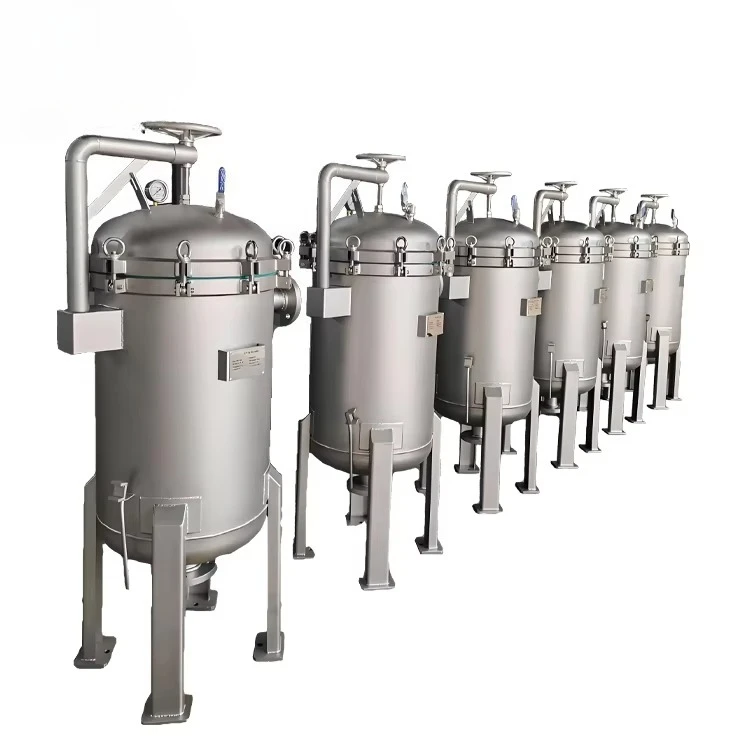 

Vertical Multi-bag Filters, Space-saving Design, Customizable Height According to the Site.