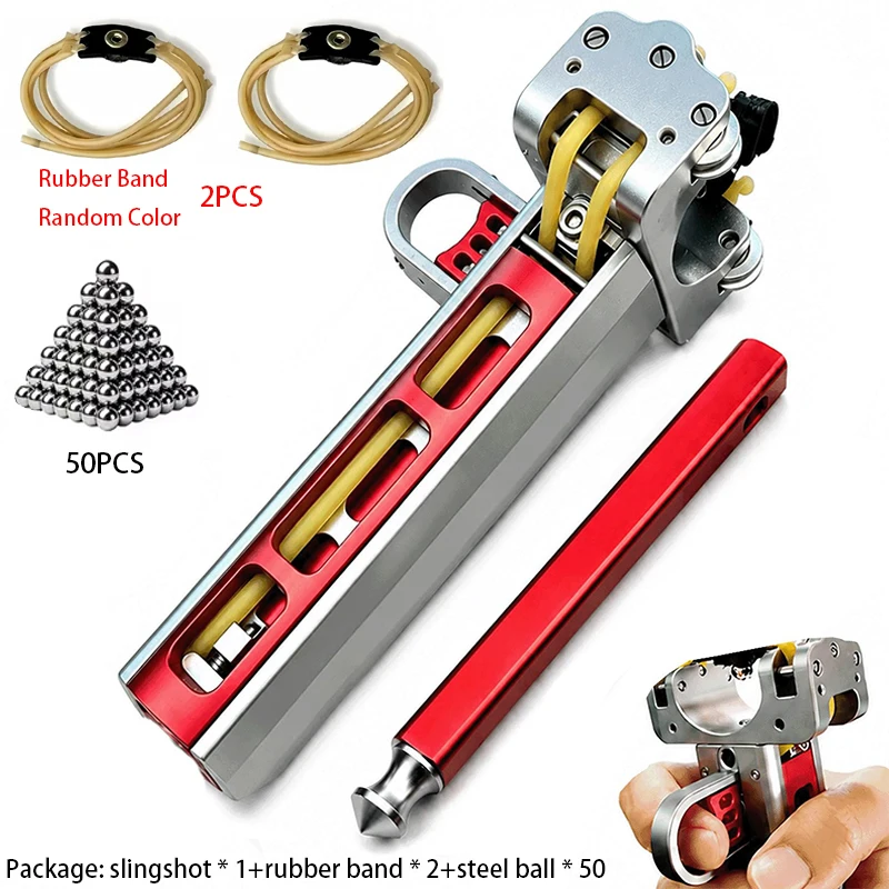 Image of CNC-Material Automatische Ladung Schnellfeuer-Werfer Spielzeug Outdoor Tragbares EDC Metall Camping Jagdwerkzeug