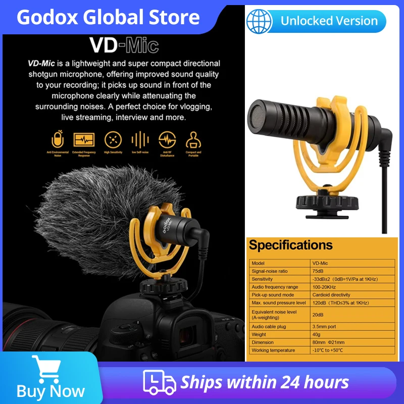 Godox Vd-Mic Shotgu…