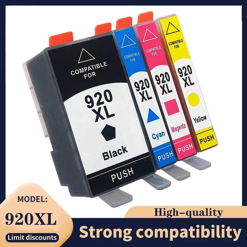 920XL 920 Ink Cartridge Compatible for HP920 for HP 920 XL Officejet 6000 6500 Wireless 6500A 7000 7500 7500A Printer