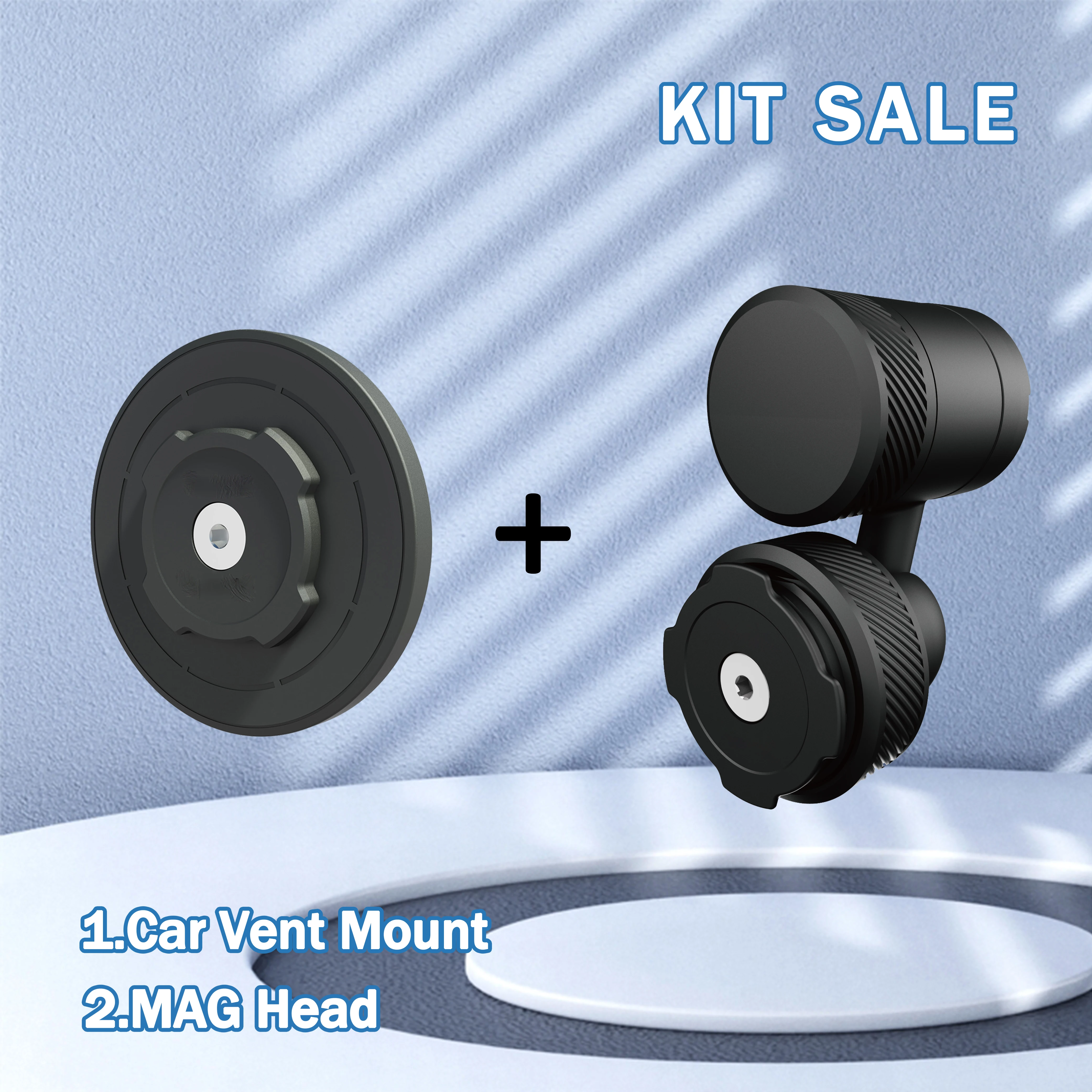 

Car Phone Mount Kit-Car Vent Mount+MAG Head