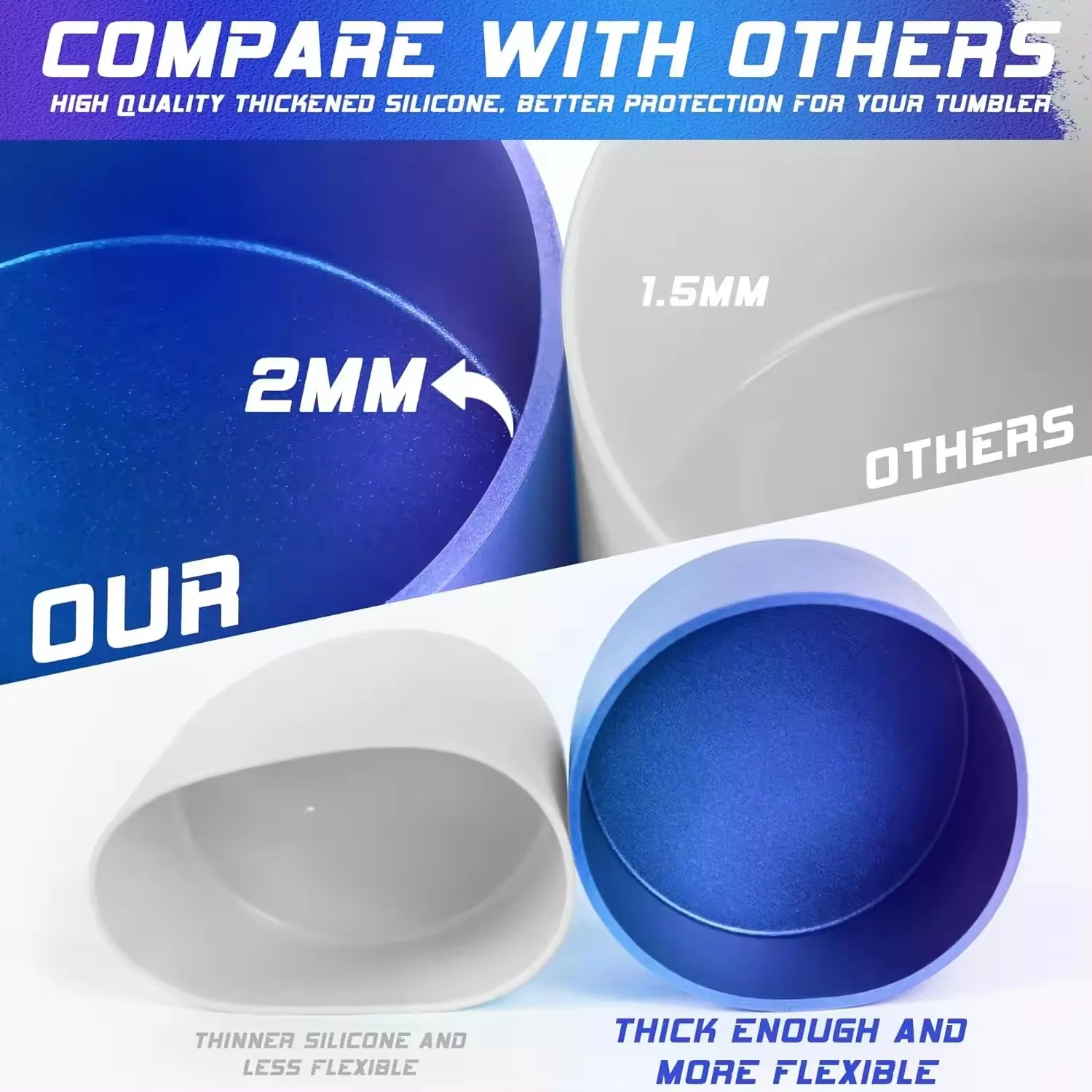 Color Changing Cup Bottom Protective Cover Pet Drinking Fountain Silicone Boots
