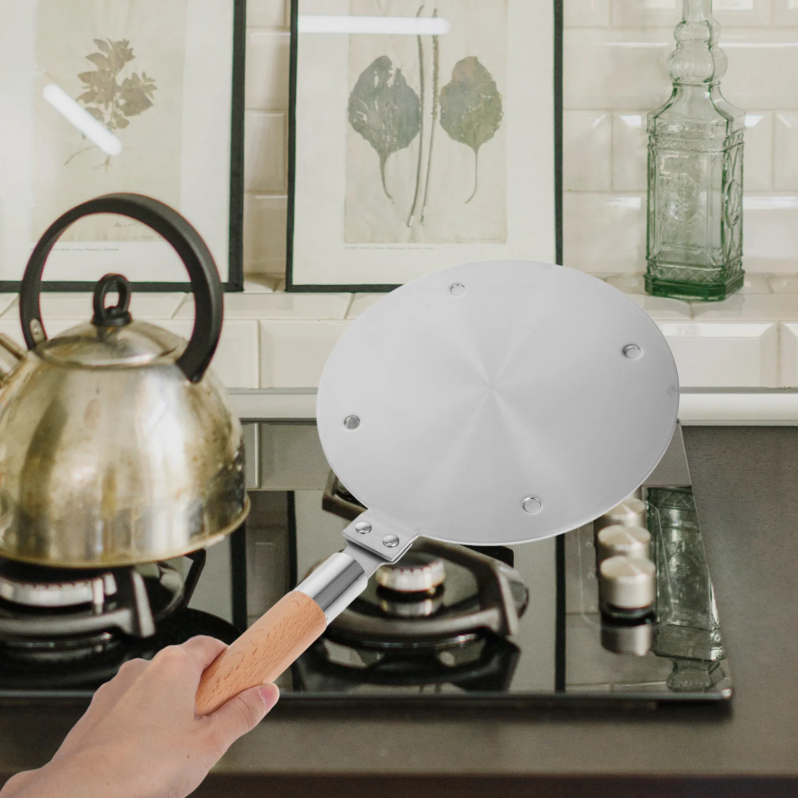 

Induction Cooker Heat Conduction Plate Gas Stove Adapter Thermal Guide Cooking Diffuser Stainless Steel Kitchen Cookware Even