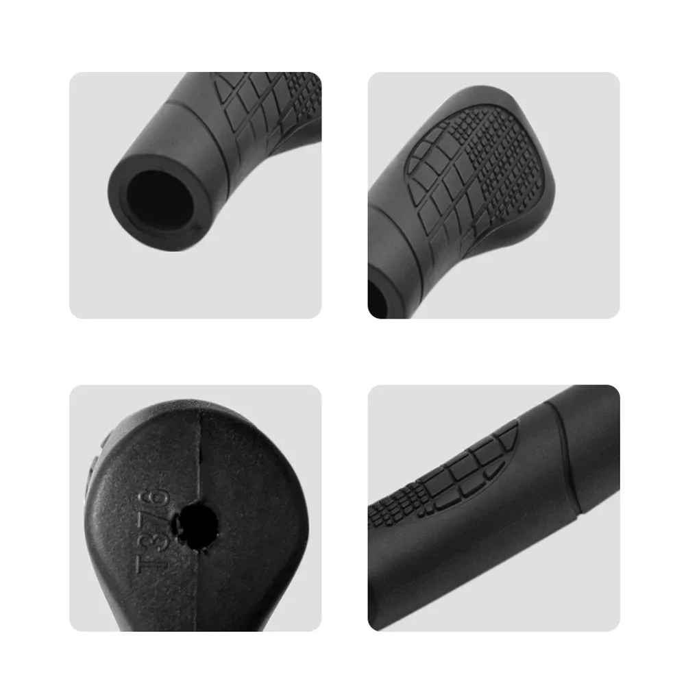 New Bicycle Grips Plastic For MTB Mountain Bike Shockproof Anti-Slip Handlebar Cover Lock On Ergonomic Cycling Handle Bar Parts