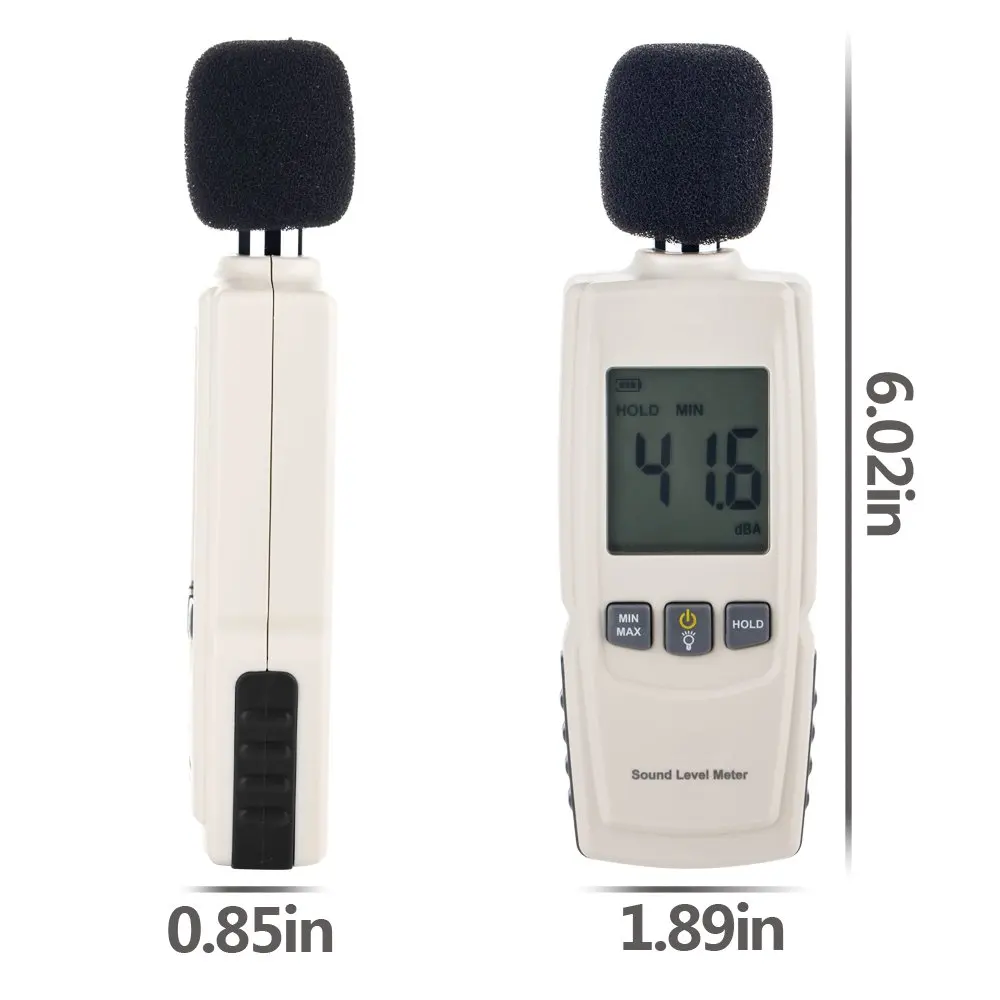 30~130 DBA Digital Sound Level Meter Noise Tester Sonometer Sound Frequency Professional Smart Sensor Decibel Monitor