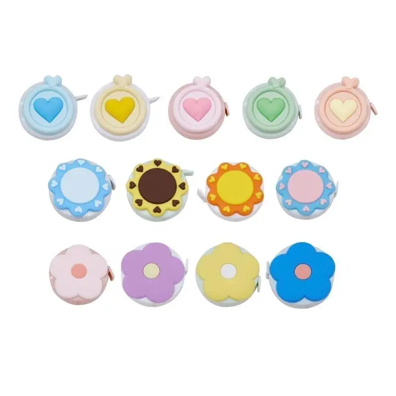 R9UF 150 Metro a nastro Doppia bilancia per cucire il corpo Righello flessibile carino per perdita peso Misurazione del