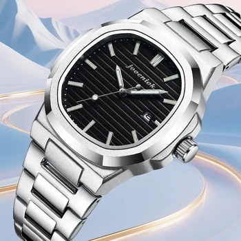 Top luxe carré homme montre Date étanche lumineux hommes mon...