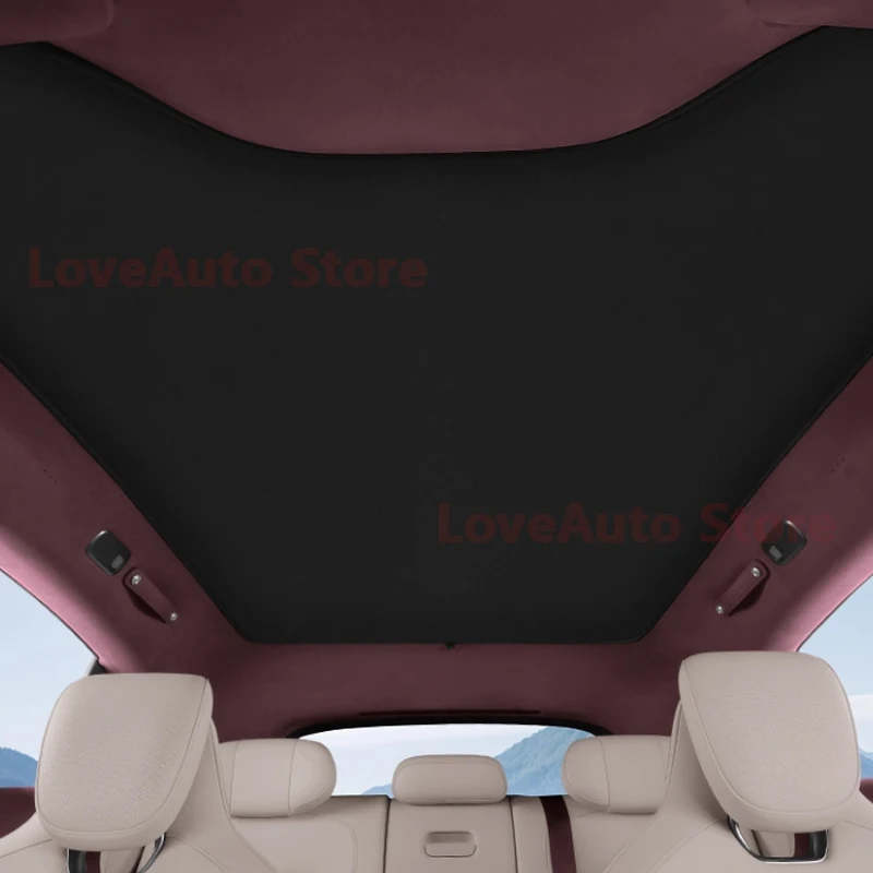 

For XIAOMI YU7 MAX YU7 PRO 2025 Car Suede Sunroof Shade Curtain Heat Shield Car Roof Sunscreen Plate Decoration Accessories