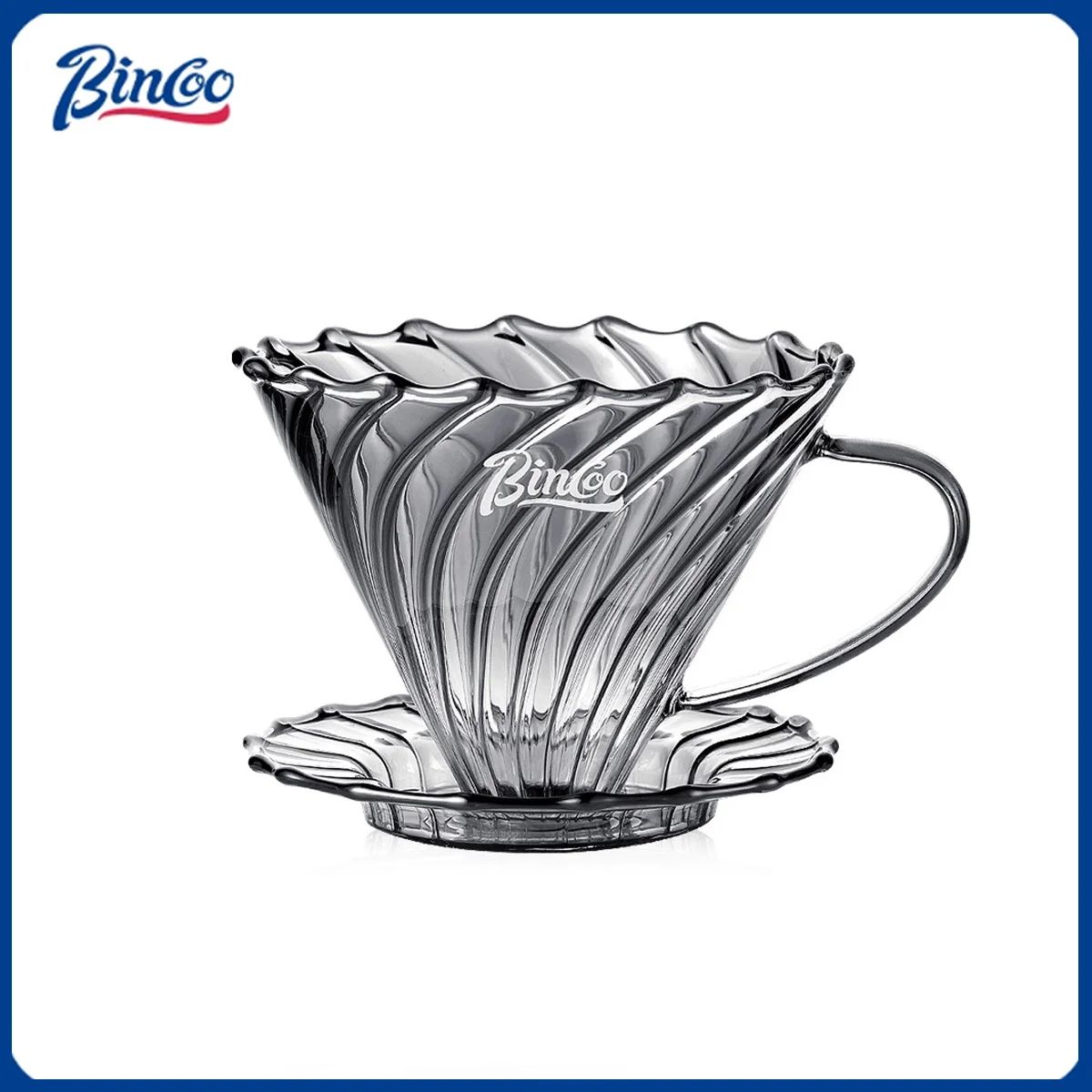 

Кофеварка Bincoo Pour Over, многоразовый фильтр-капельница, стеклянный кофе, ручное заваривание кофе, горшок для совместного использования, воронка, фильтр-чашки, бариста