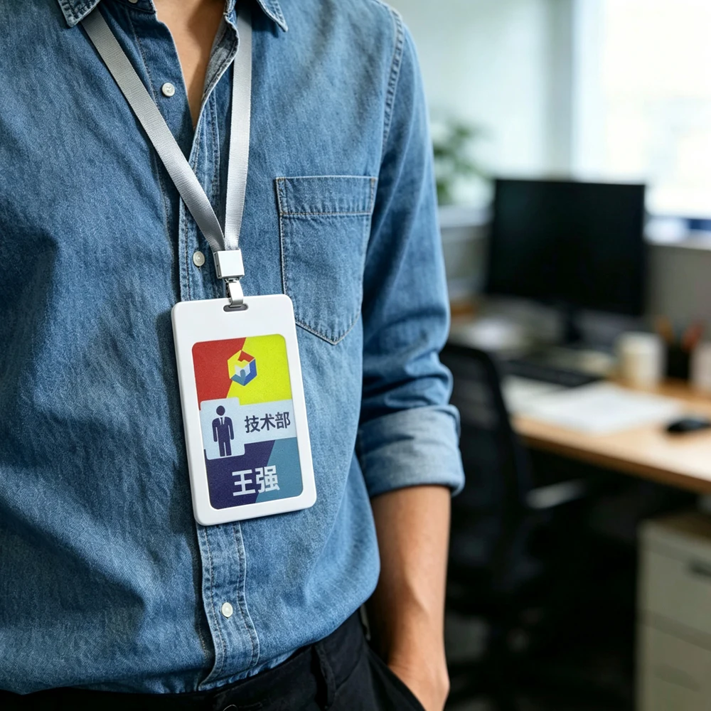 Holyiot Wireless Charging E-Ink Employee Badge 3.6 Inch 6-Color IP66 Waterproof E-Paper Name Tag for Office Smart Workplace