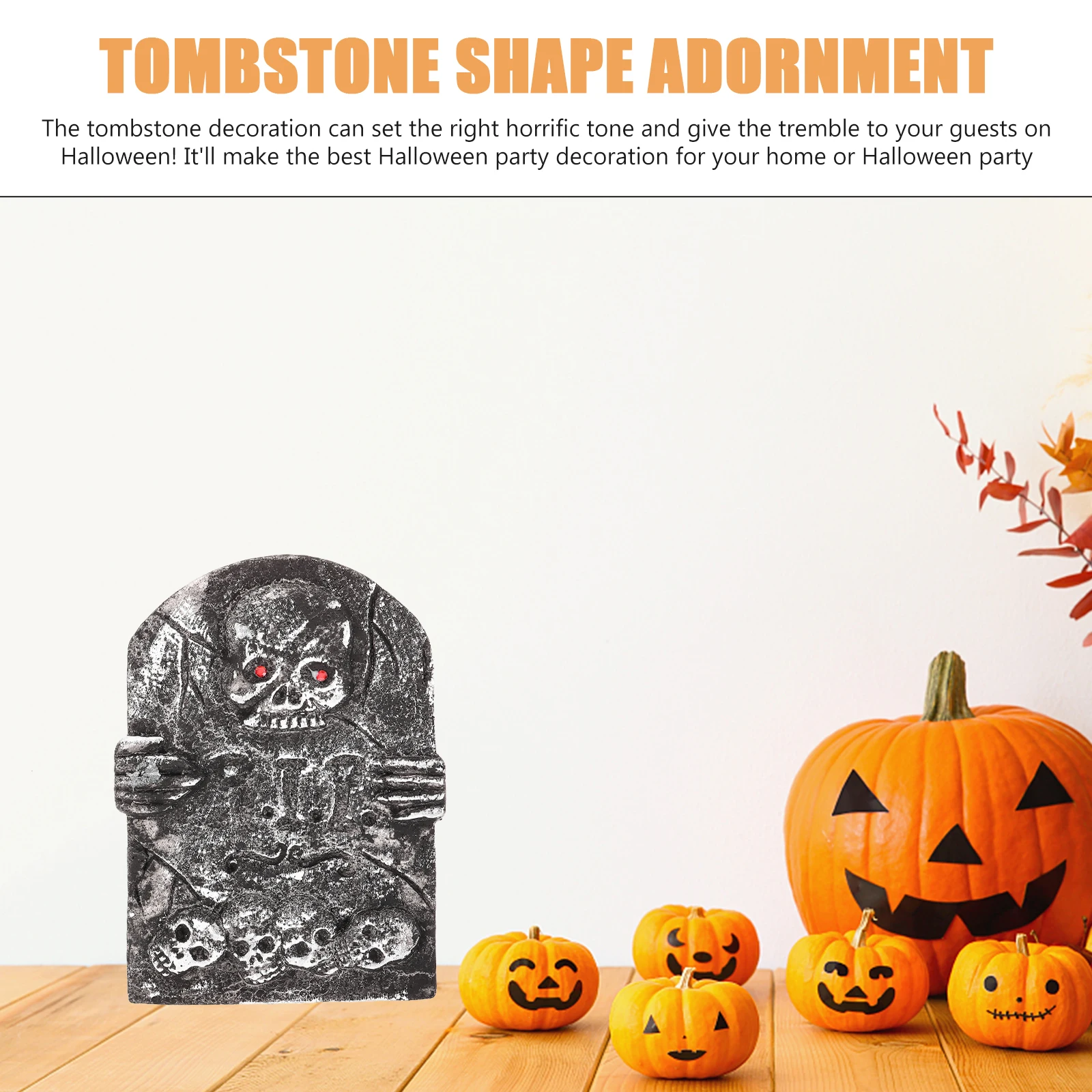 

Foam Tombstone Halloween Props Realistic Shape Adornment Grave Stone Foams Halloween Decor Decor Scary Ornaments