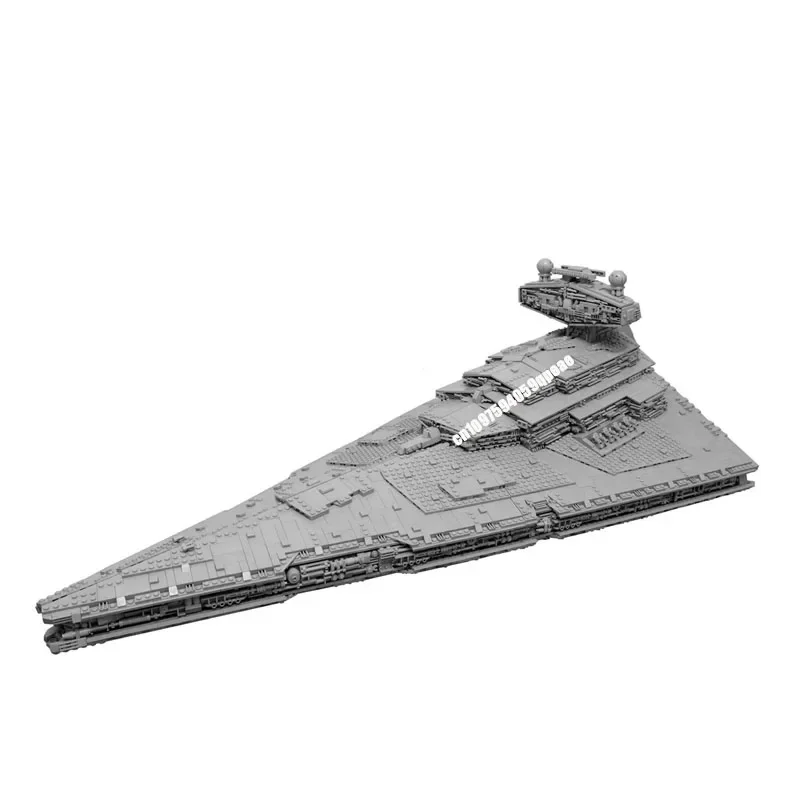 

New 15310Pcs Famous Star Battle Movie Moc Full Interior Cruiser Model ISD Creative Ideas Child Toy Birthday Gift Custom Puzzle