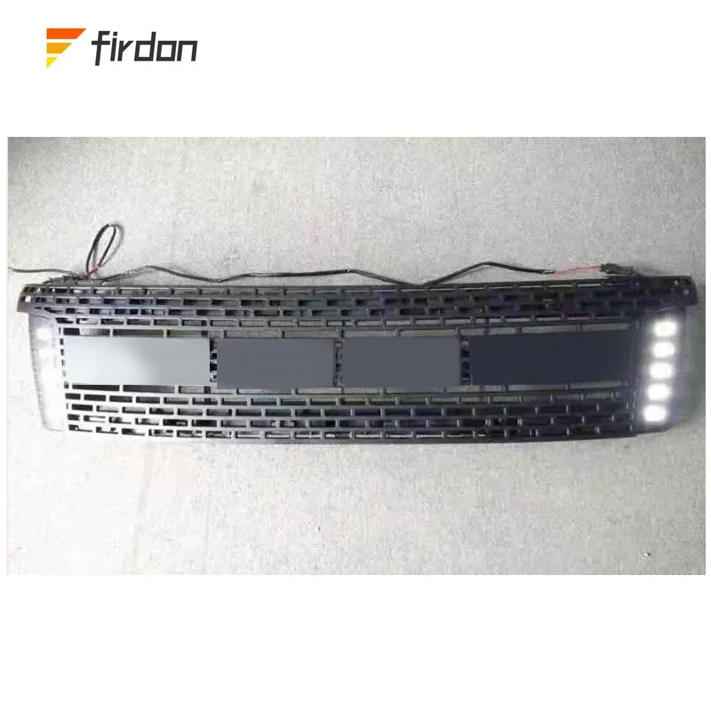 Auto Exterior Accessories Car Front Bumpers Car Grille With Side Led Lights Fit For Ford Ranger T6 2011-2015