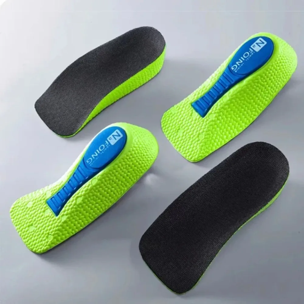 Memory Foam Height Increase Insoles Arch Support Flat Feet Orthopedic Insoles Invisible Light Soft Heel Shoe Pads