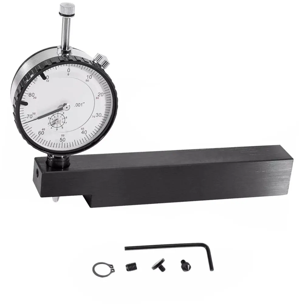 Dial Gauge Cylinder Liner Projection Measuring Tool 6434 with Base and Interchangeable Contacts for Diesel Engines