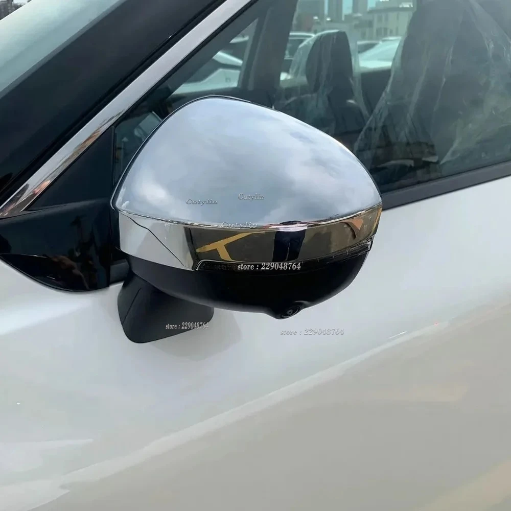 For Mitsubishi Outlander 2022 2023 2024 Black Styling Door Mirror Overlay Styling Rearview Mirror Cover Trim Car Accessories