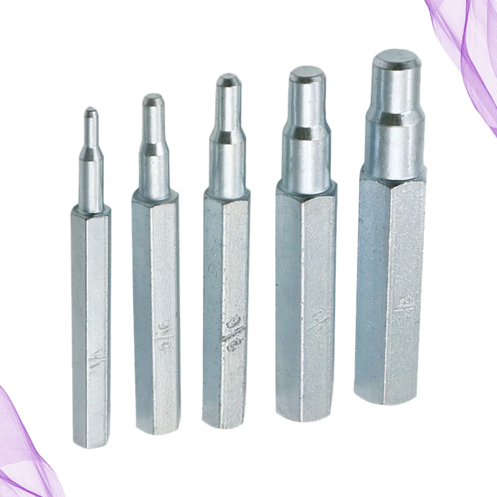 

5Pcs Tube Expanding Rods Brass Blunt Rustproof Metal Copper Aluminum Cooling Tube Expander Accessories Professional Use