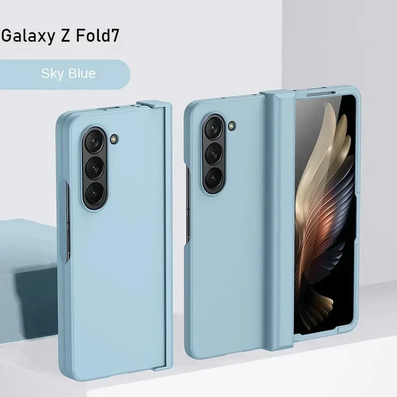 

Высококачественный закаленный складной чехол для телефона Samsung Galaxy Z Fold 7, 6, 5, 4, 3, 5G, мягкий чехол с защитой от падения