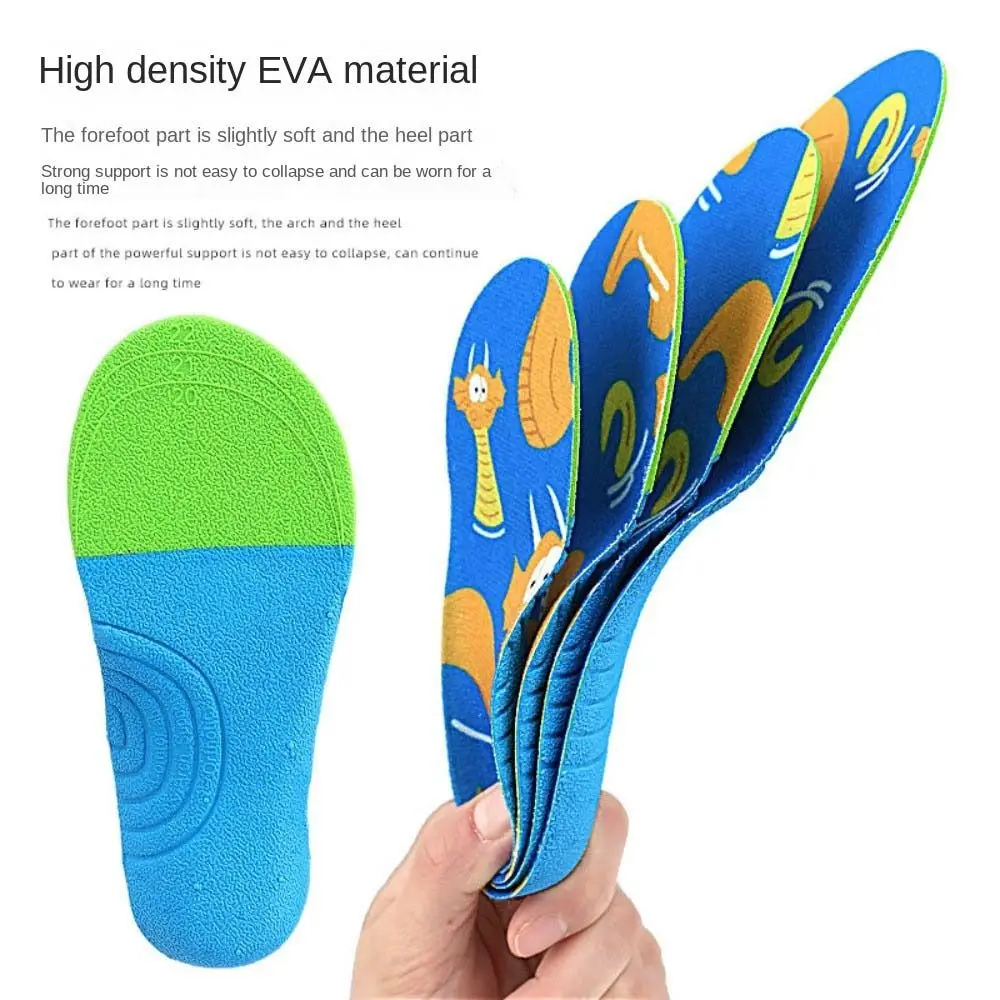 Care Tools Flatfoot Orthopedic Foot Shock-absorber Kids Orthotic Insole Flatfoot Insole Foot Arch Pads Children Arch Insoles